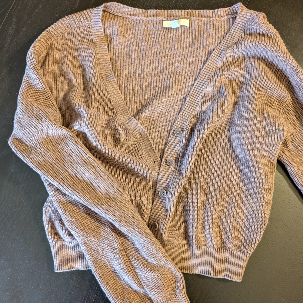 BP. Women's Brown Cardigan Sweater